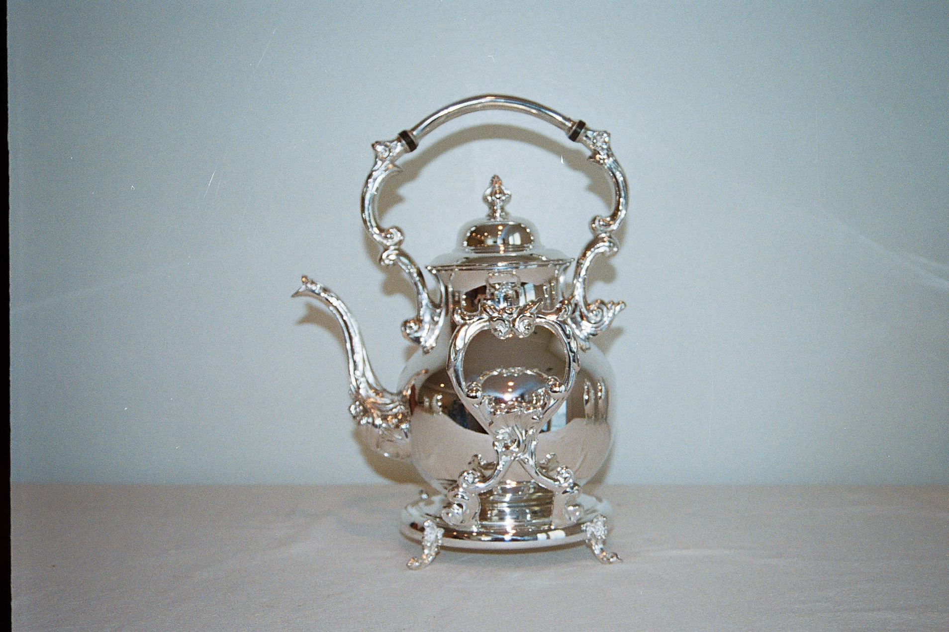 Silver Teapot After
